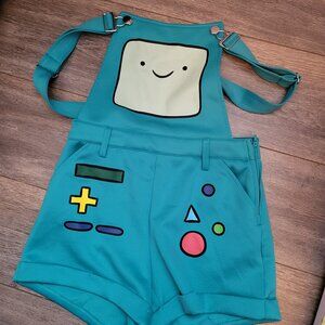 Hot Topic Adventure Time BMO overalls!